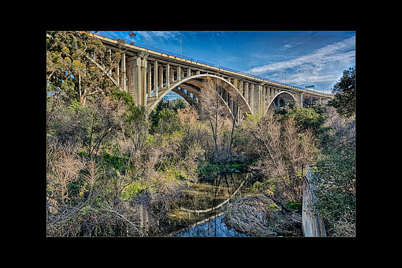 134 freeway bridge, Pasadena, CA