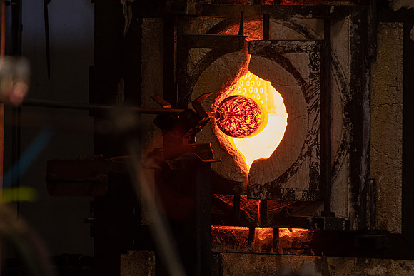 2020 July-Glass blowing, Harmony, CA