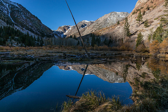 2018 April-Beaver Pond, Lundy Canyon