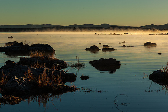 2018 March-Mono Lake dawn mists