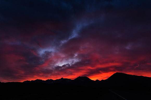 2018 August-Bishop, CA sunset
