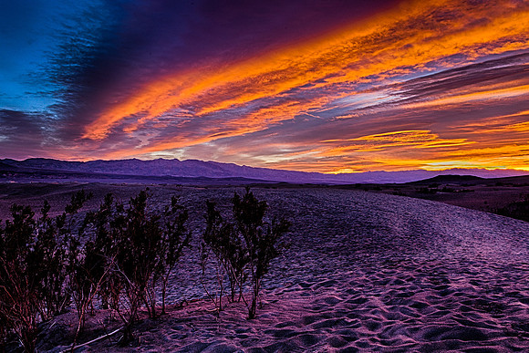 2019 December-Dunes sunrise, Death Valley